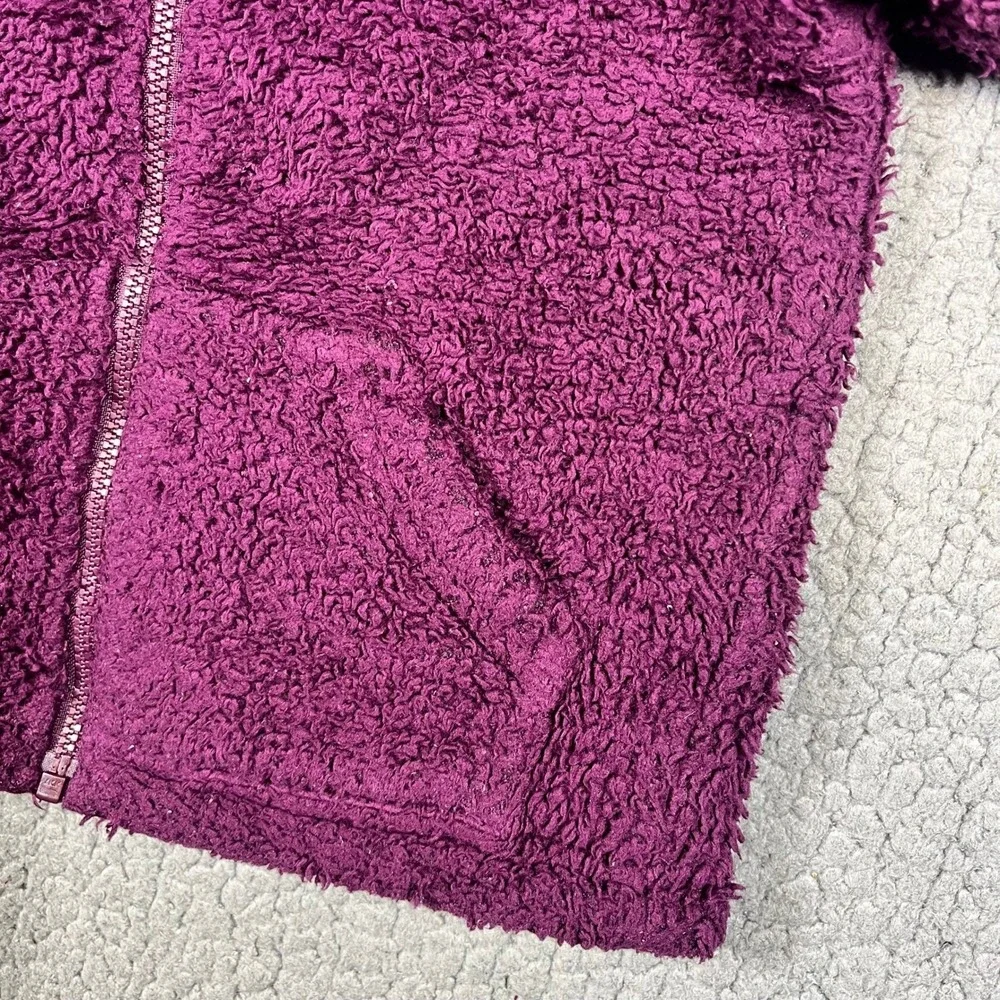 Patagonia Baby Furry Friends Hooded Fleece Jacket Purple Bear Ears‎ 12-18M 60155